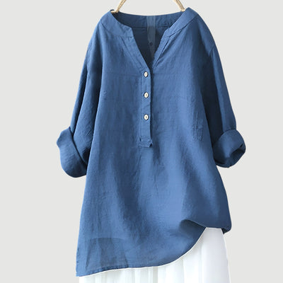 Freja – Breezy Luxe Linnenblouse