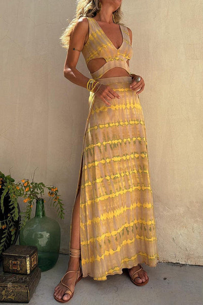 Bianca - Cut-Out Plunge Dress