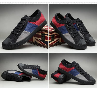 Andrew | Claude Monet Low-Top Canvas Sneakers