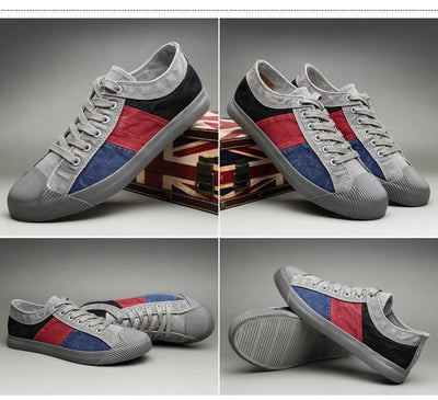 Andrew | Claude Monet Low-Top Canvas Sneakers