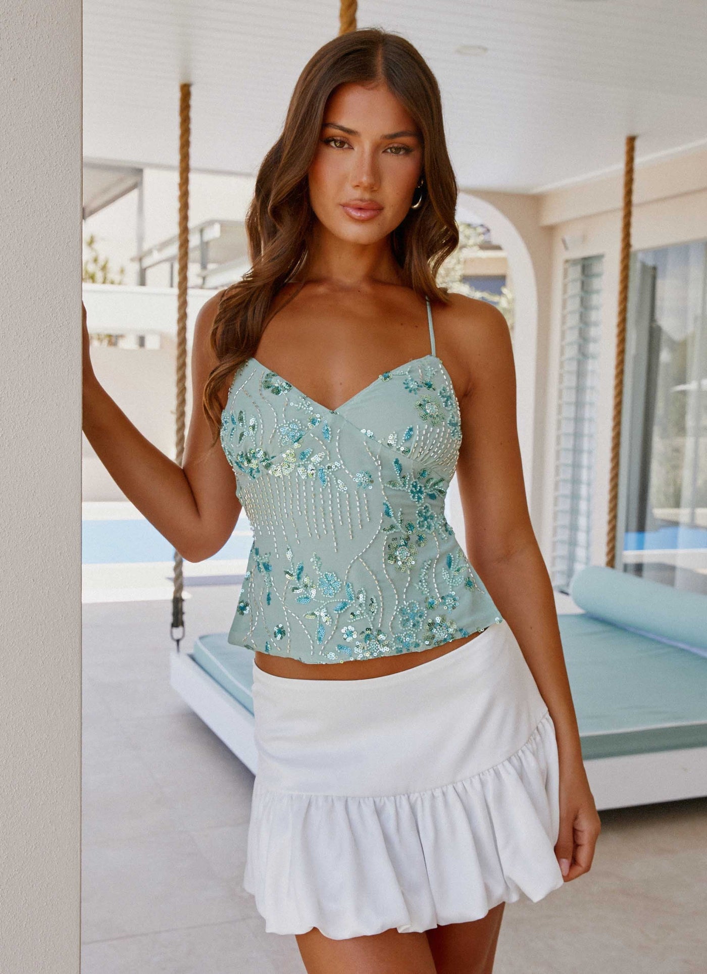 Aurélie – Sparkle Camisole Top