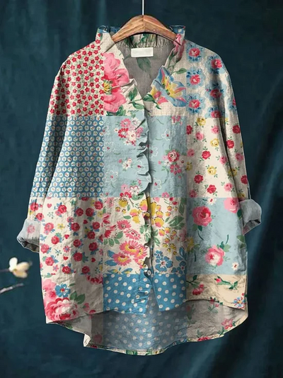Odélie – Women's Floral Shirt