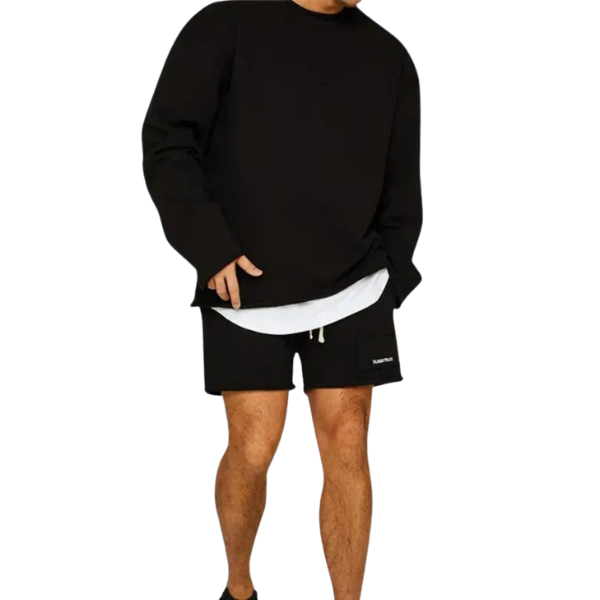 Nathan | Long-Sleeved Shirt and Shorts Set