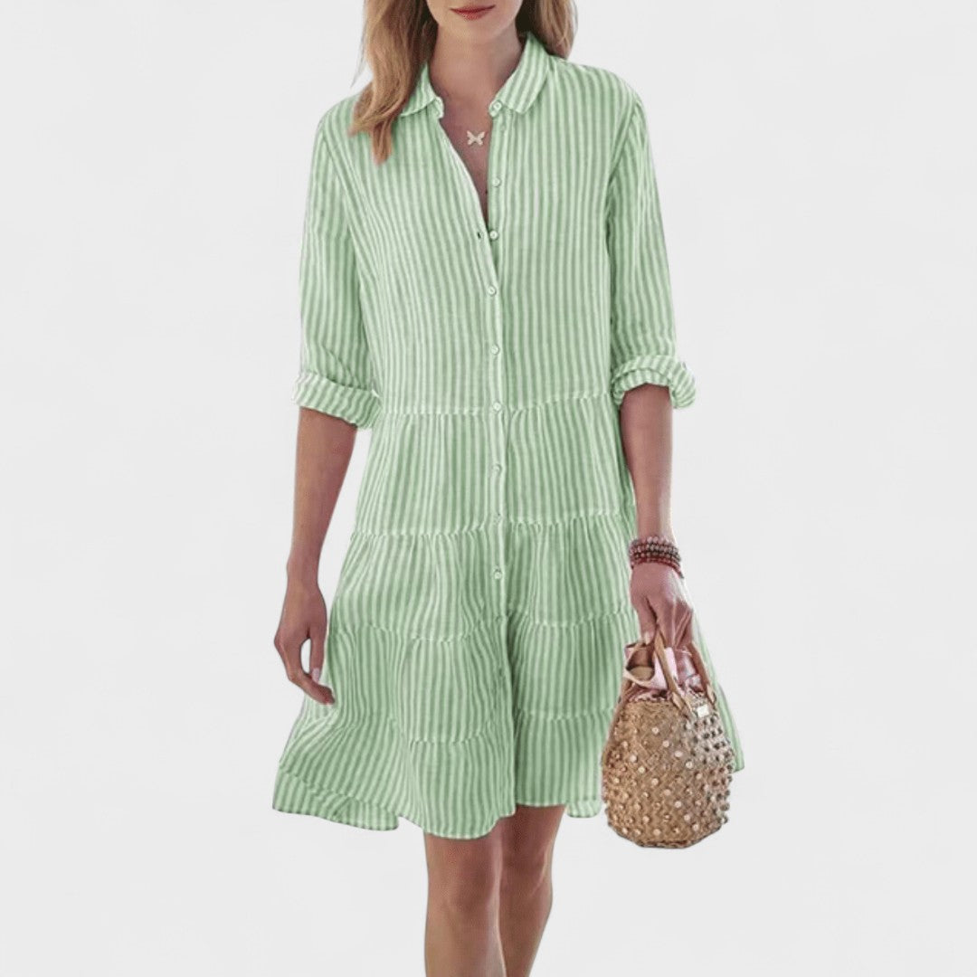 Zerrin - Striped Casual Dress