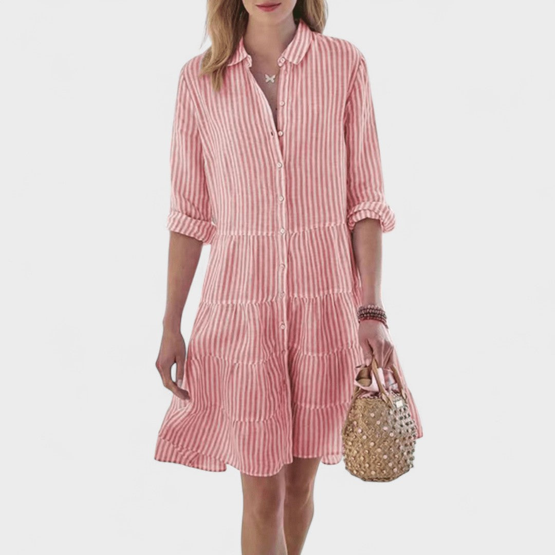 Zerrin - Striped Casual Dress