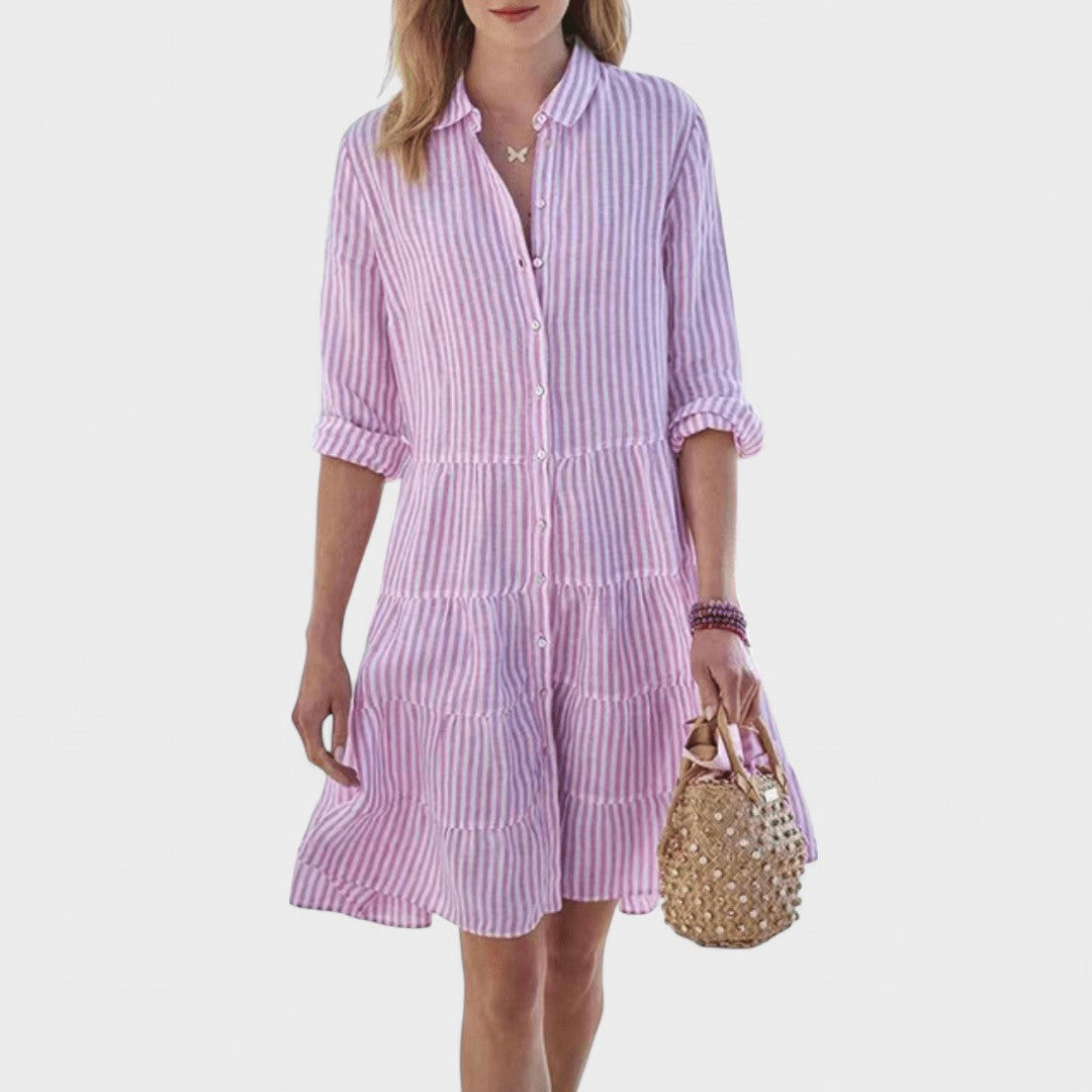 Zerrin - Striped Casual Dress