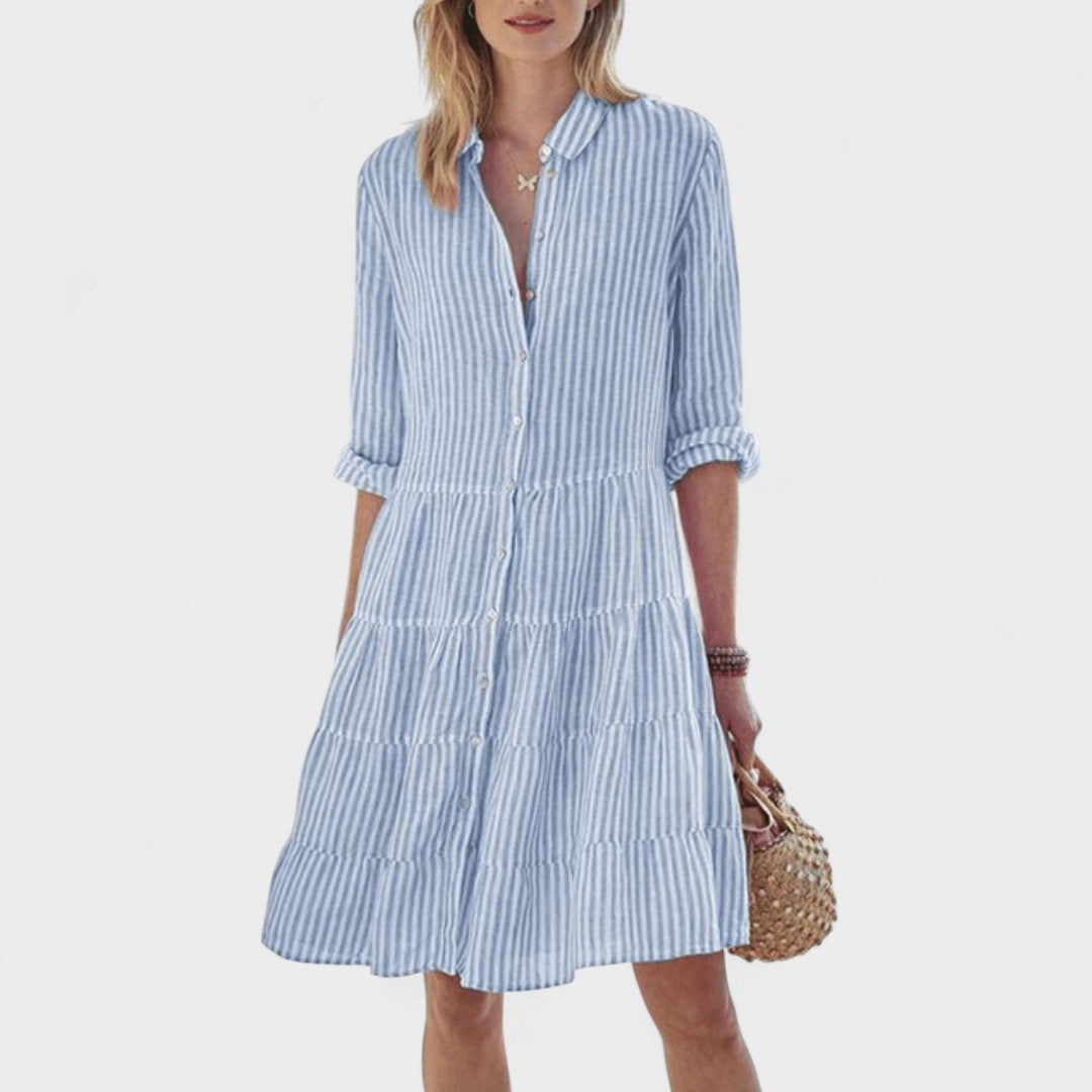 Zerrin - Striped Casual Dress