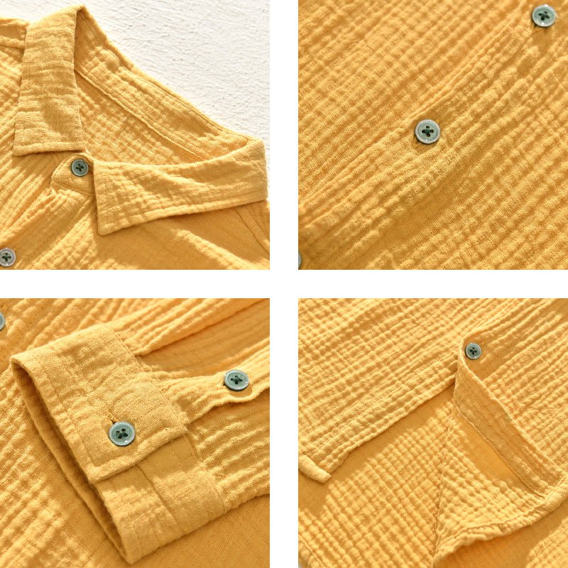 STEPHEN - COTTON SHIRT WITH LONG SLEEVES