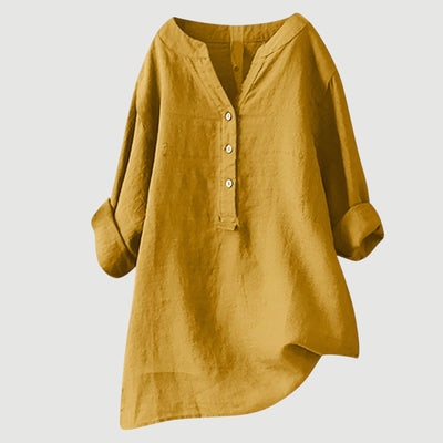 Freja – Breezy Luxe Linnenblouse
